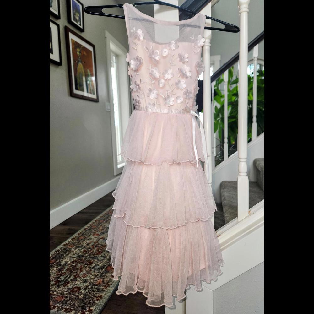 Girls, Pink Special Occasion dress, Size 7